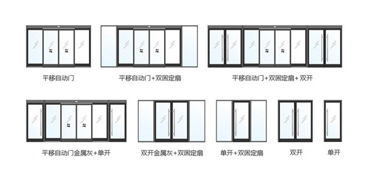 單開、雙開自動(dòng)門樣式圖片